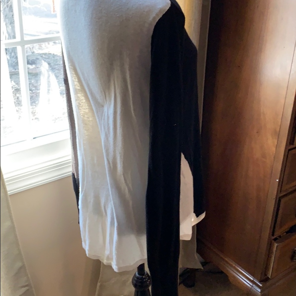 Joseph A. Color Block Lightweight Sweater - image 4